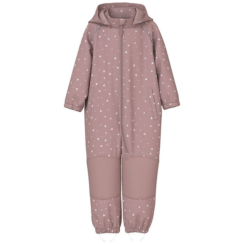 Name It Shoftshelldragt m. Fleece - Noos - NmfAlfa08 - Woodrose/
