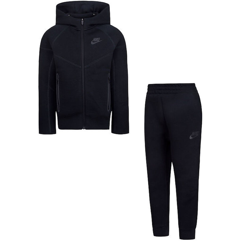 Nike Sweatsæt - Tech - Cardigan/Sweatpants - Sort