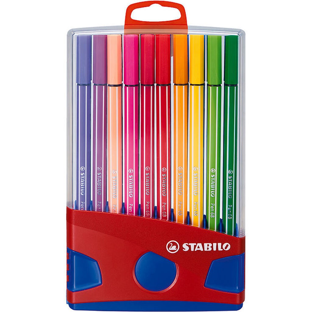 Stabilo Tuscher - Pen 68 ColorParade - 20 stk. - Multifarvet