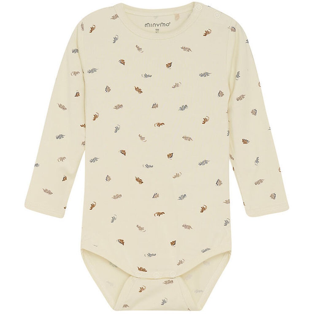 Minymo Body l/æ - Viskose - Tradewinds m. Dinosaurer