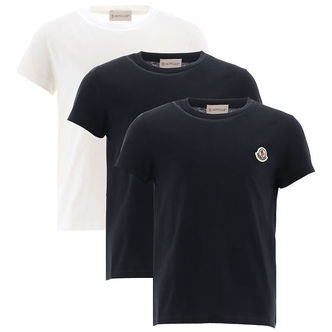 Moncler T-shirts - 3-pak - Sort/Hvid/Navy