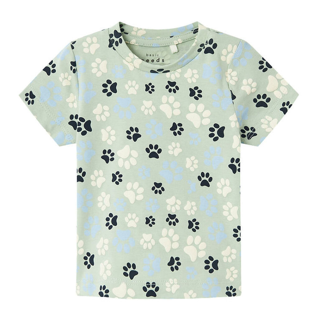 Name It T-shirt - NbmVroels - Silt Green m. Poter