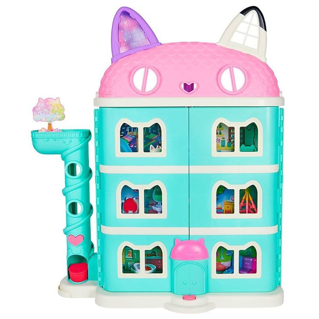 Gabby's Dollhouse Dukkehus m. Tilbehør - Purrfect Dollhouse