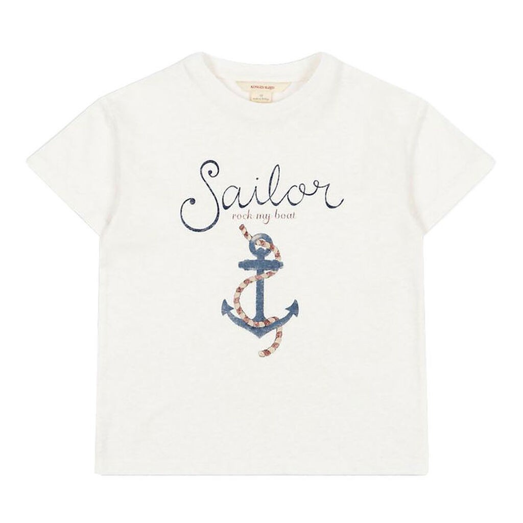 Konges Sløjd T-shirt - Era - Off White/Sailor