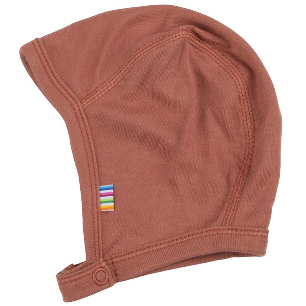 Joha Babyhjelm - Viskose/Bambus - Rødbrun