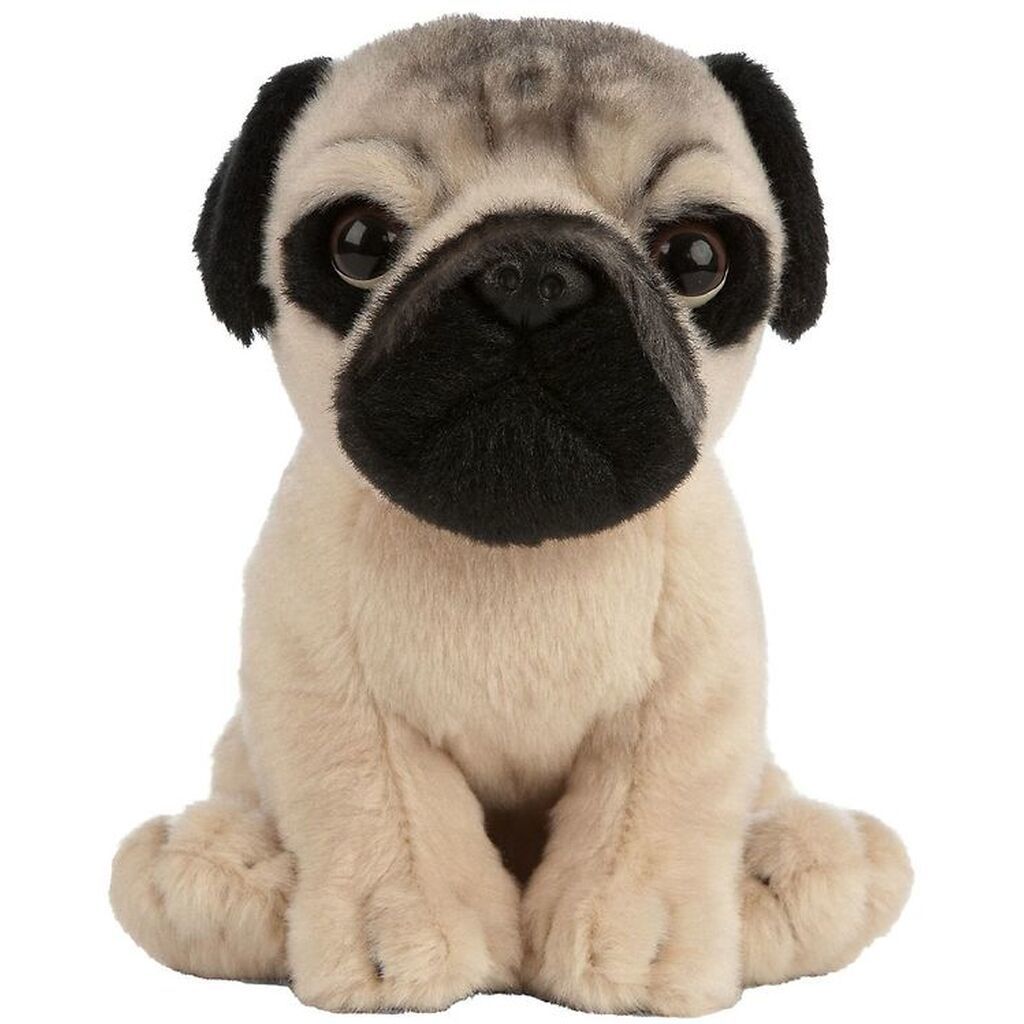 Living Nature Bamse - 16x7 cm - Mops Hundehvalp - Beige