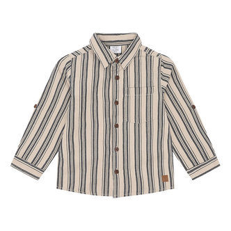 Hust and Claire Skjorte - Bomuld/Hør - Rollo - Blues