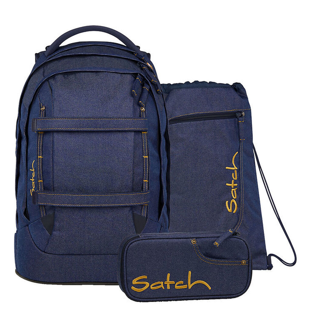 Satch Skoletaskesæt - Pack - Denim Blue