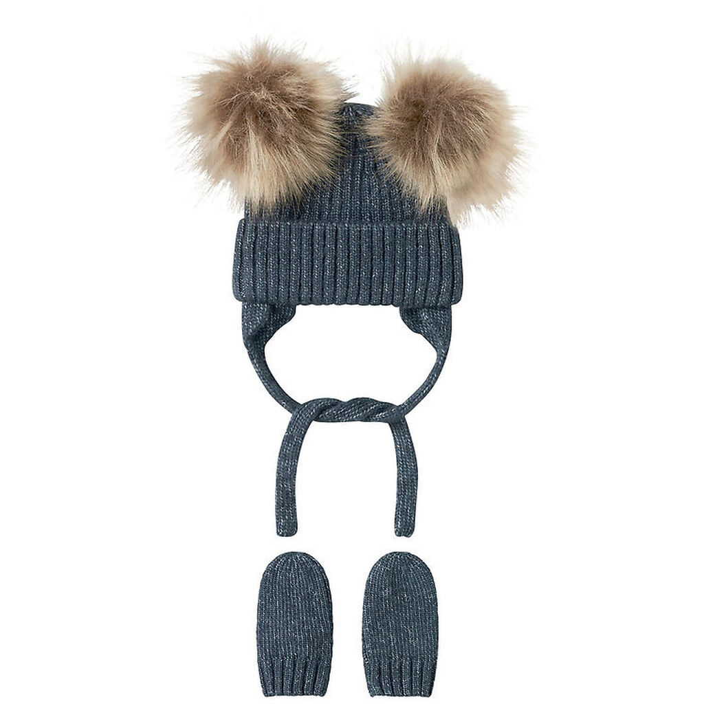 Name It Sæt - Hue/Luffer - Strik - NbnMora - Spellbound