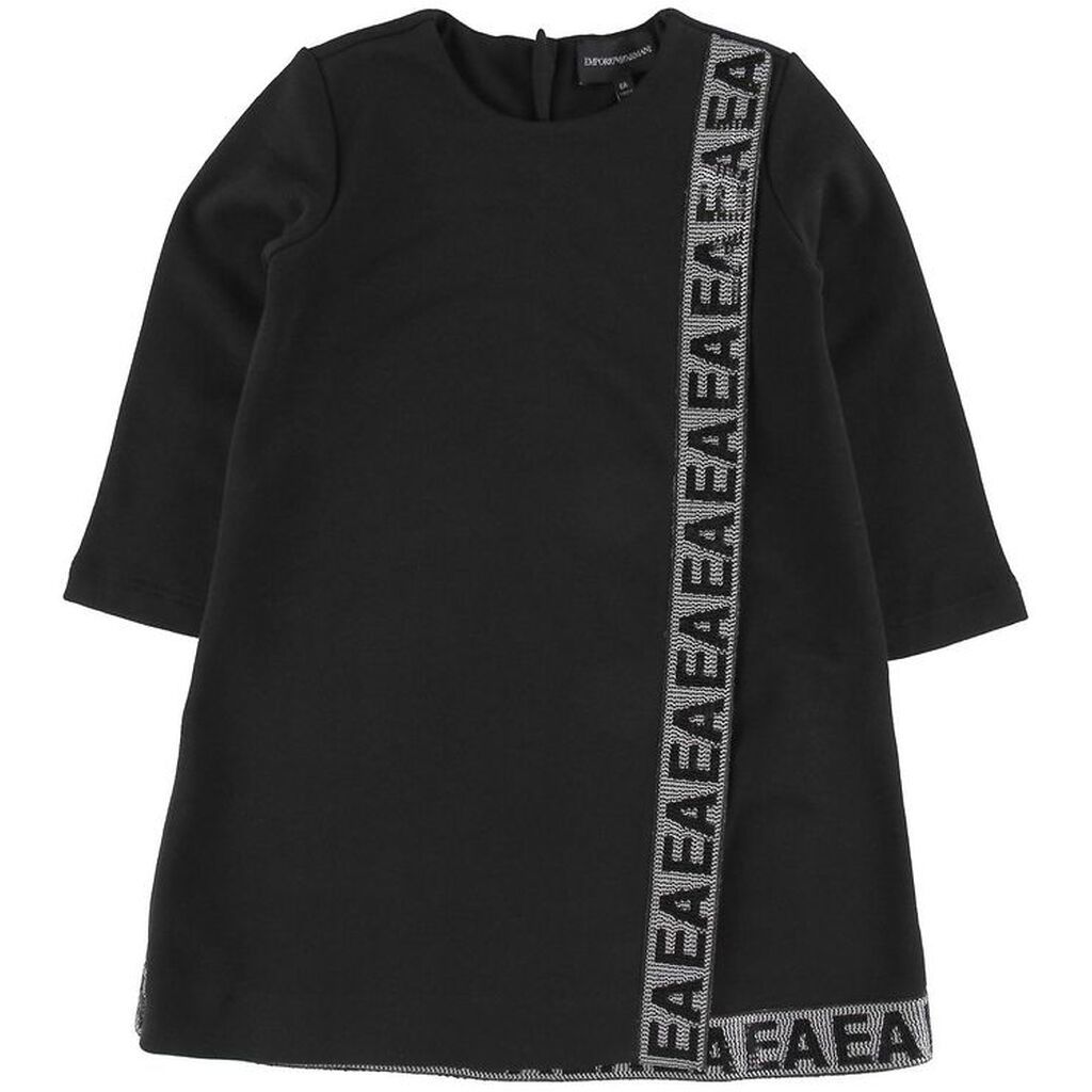 Emporio Armani Kjole - Sort m. Glimmer