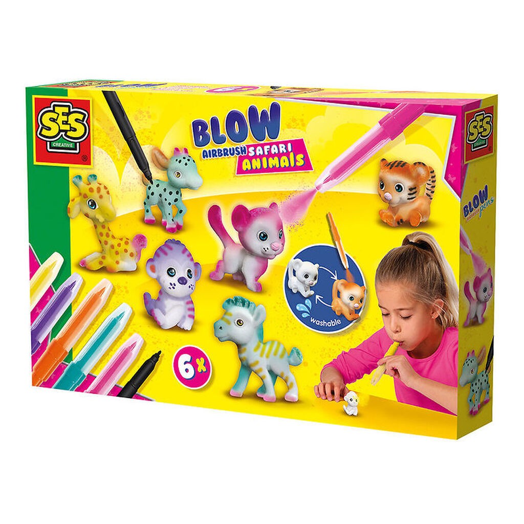 SES Creative Kreasæt - Pustetuscher - Safari