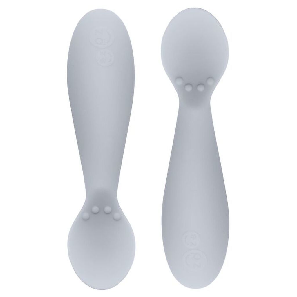 EzPz Tiny Spoon - 2-pak - Lysegrå
