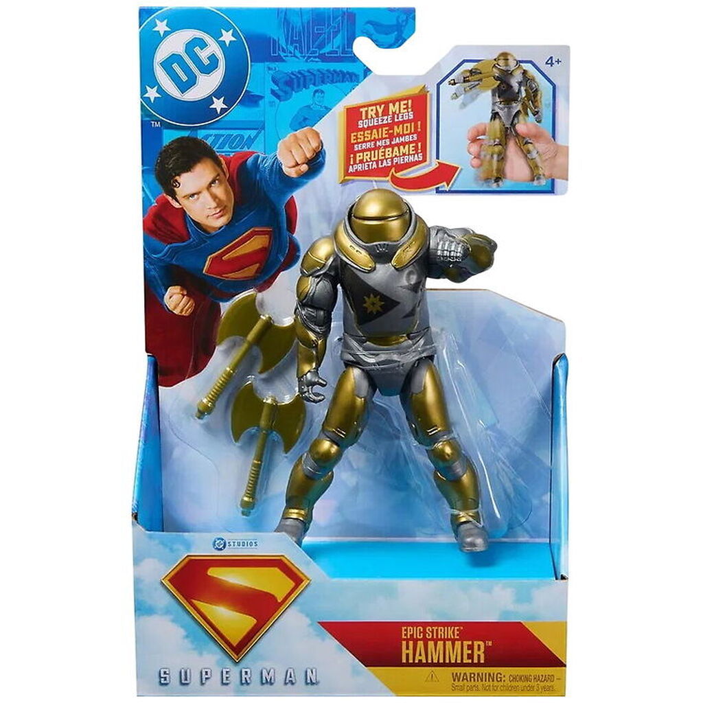 Superman Legetøjsfigur - 15cm - Hammer