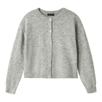 LMTD Cardigan - Strik - Noos - NlfLodet - Light Grey Melange/14-