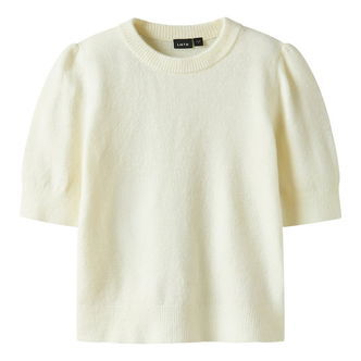 LMTD T-shirt - Strik - NlfLodet - Antique White