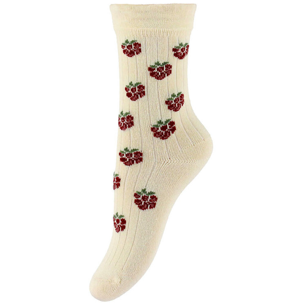 Minipop Strømper - Rib - Bambus - Blackberry