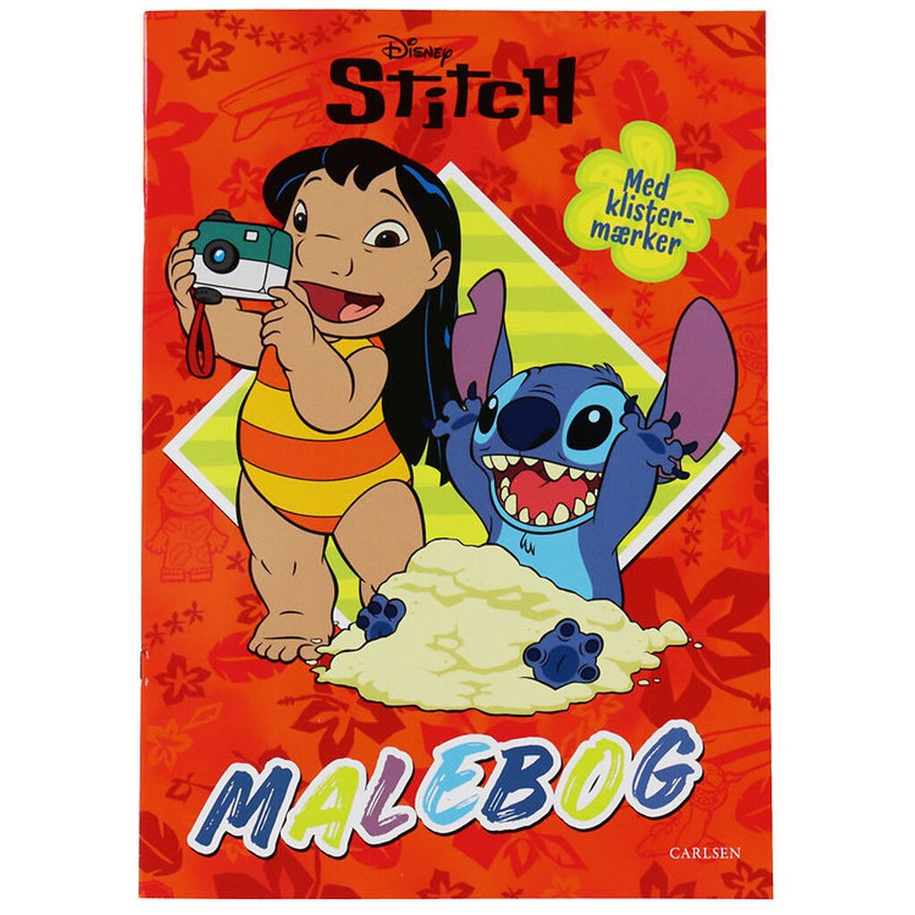 Forlaget Carlsen Malebog - Lilo Og Stitch - Dansk