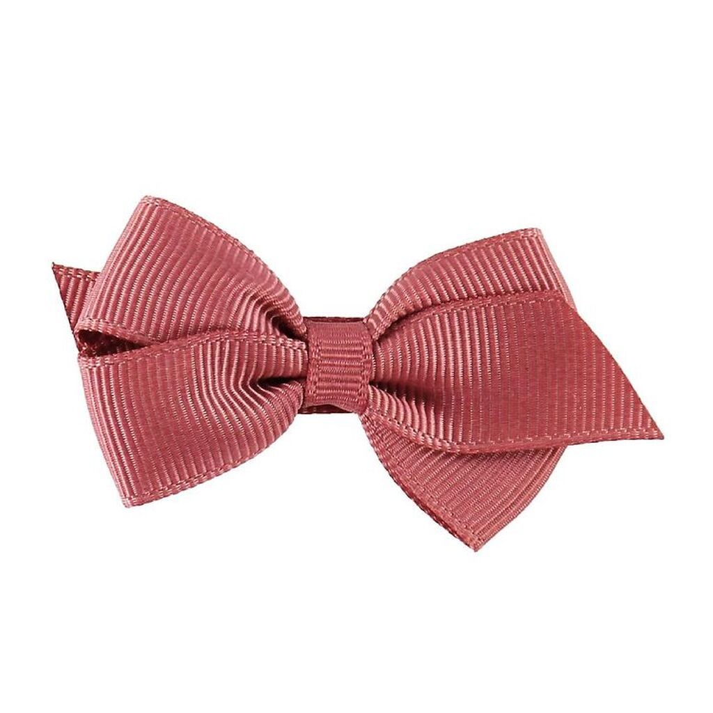 Little Wonders Hårsløjfe - Viola - 6 cm - Grosgrain - Støvet Rød