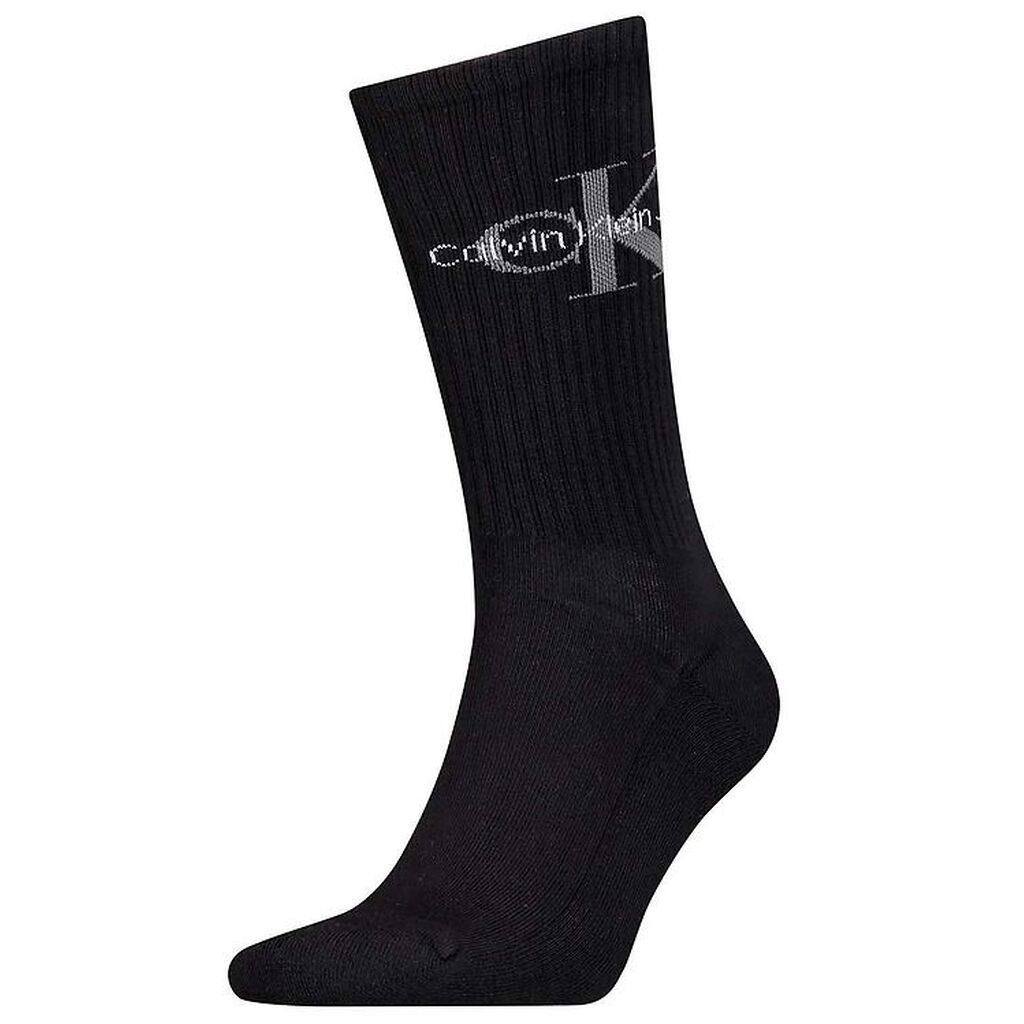 Calvin Klein Strømper - Rib - Sort m. Logo