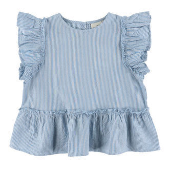 Sofie Schnoor Top - Sallysy - Light Blue Stripe