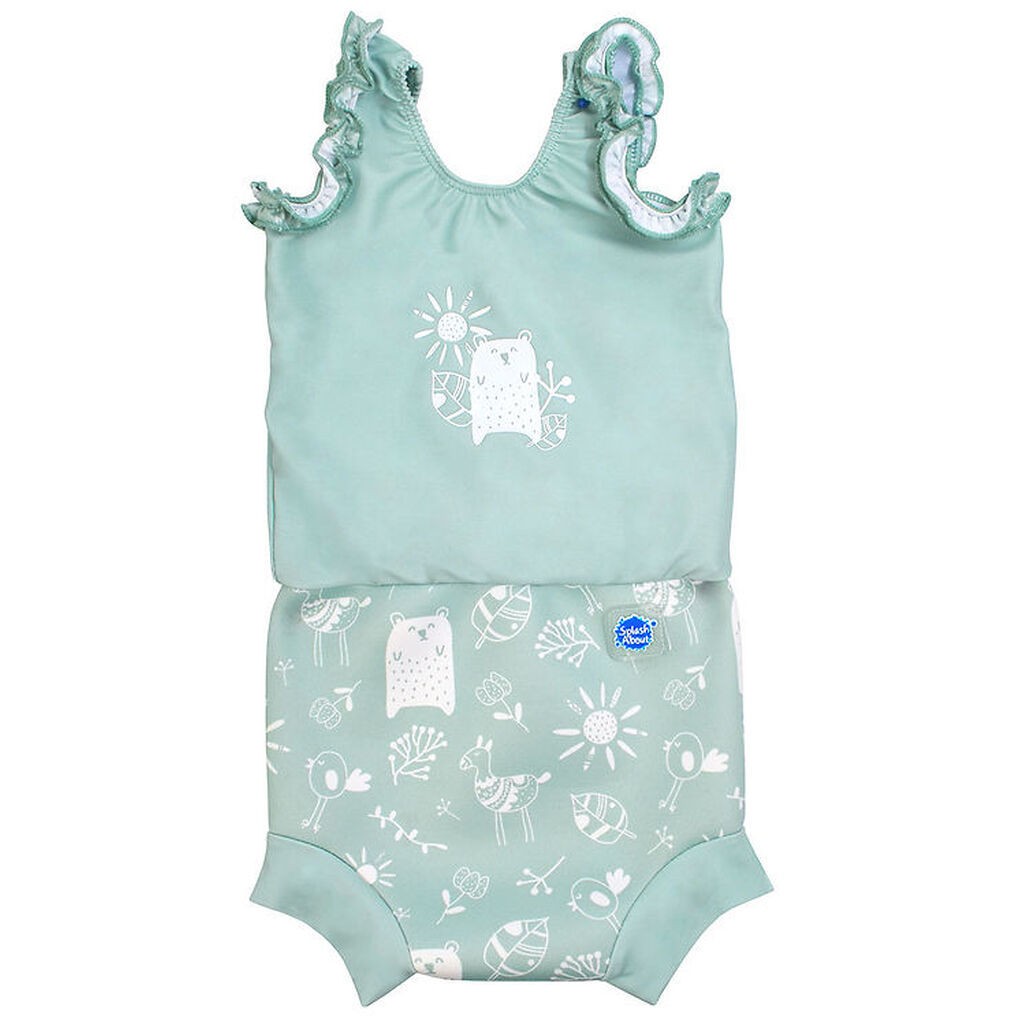 Splash About Blebadedragt - Happy Nappy - UV50+ - Sunny Bear
