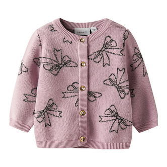 Name It Cardigan - Strik - NbfRebowie - Keepsake Lilac