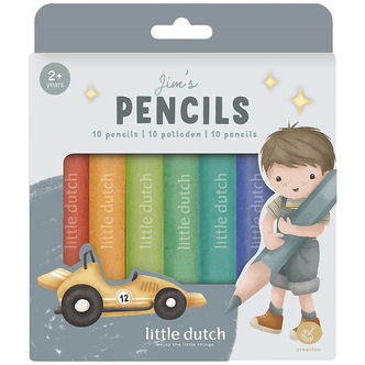 Little Dutch Farveblyanter - 6-pak - Jim - Multi