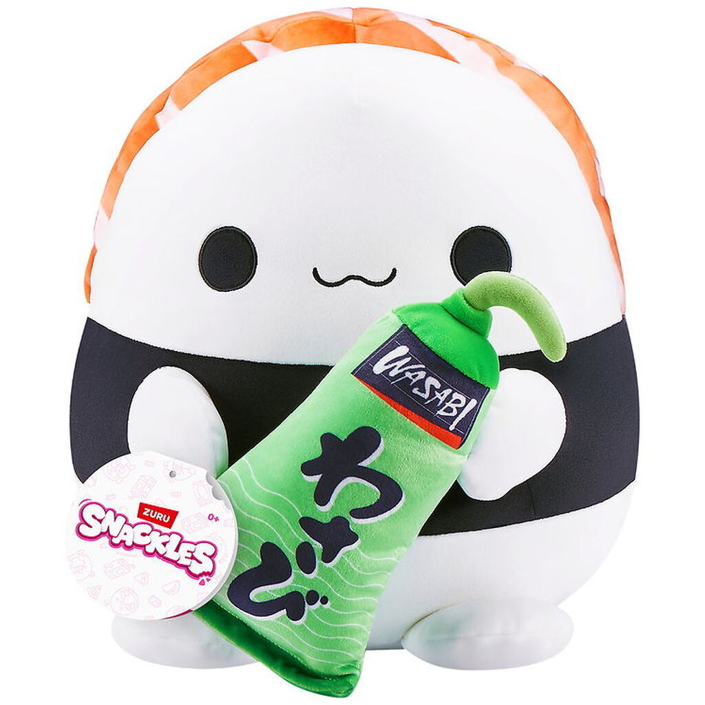 Snackles Bamse - 35 cm - Laksen Eva m. Wasabi