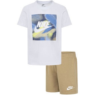 Nike Shortssæt - T-shirt/Shorts - Parachute Beige