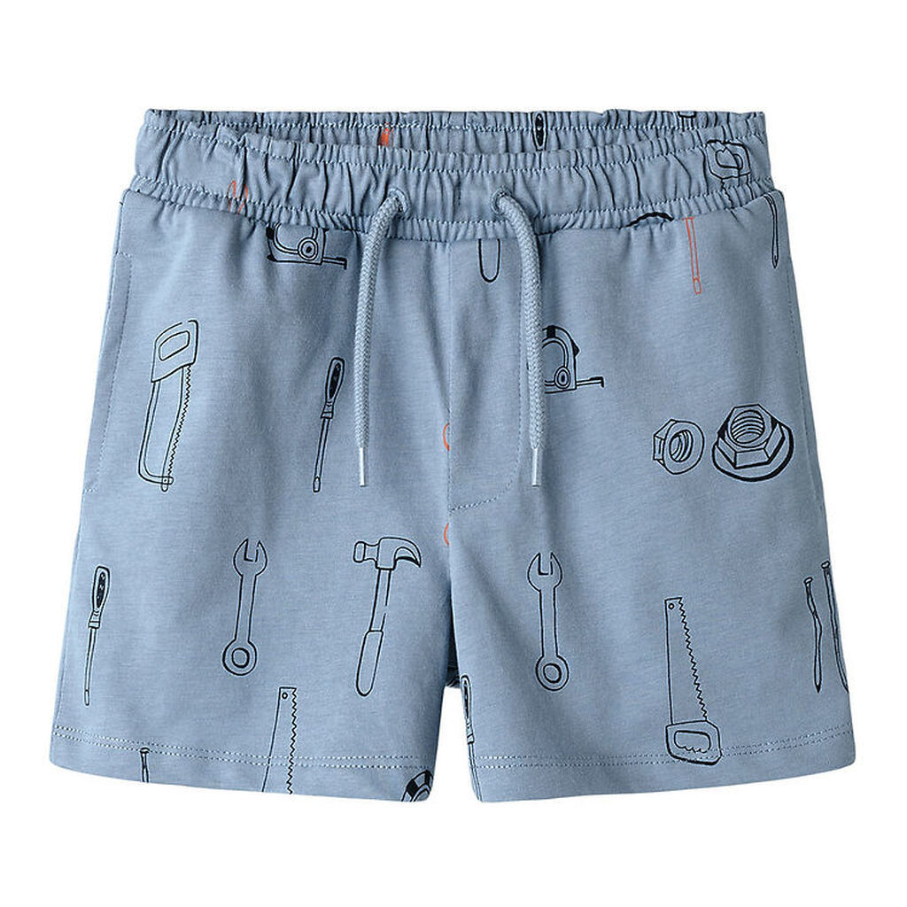 Name It Shorts - NmmHuxi - Faded Denim m. Print