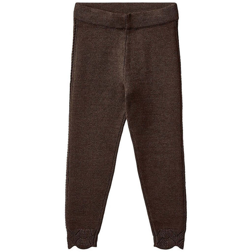 Fliink Bukser - Strik - Viskoseblanding - Alilly - Coffee Bean