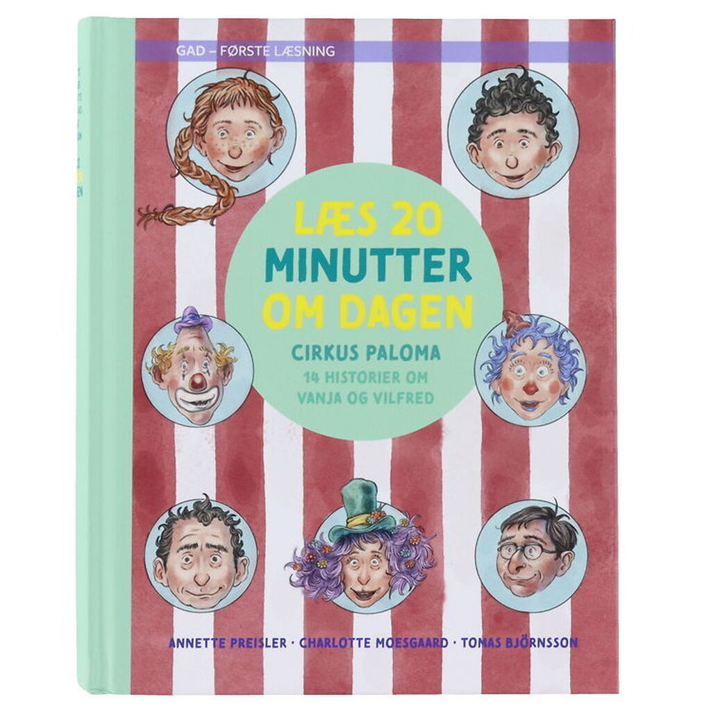 Gads Forlag Bog - Læs 20 Minutter Om Dagen - Cirkus Paloma - Dan