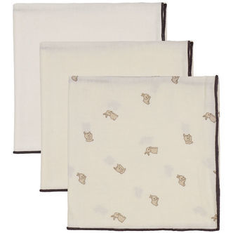 That's Mine Stofbleer - Bora Muslin - 3-pak - 70x70 cm - Bunnies