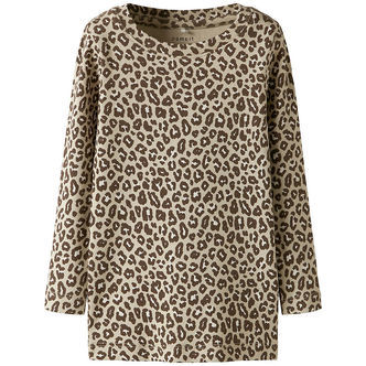 Name It Bluse - NmfLeoana - Peyote m. Leopard