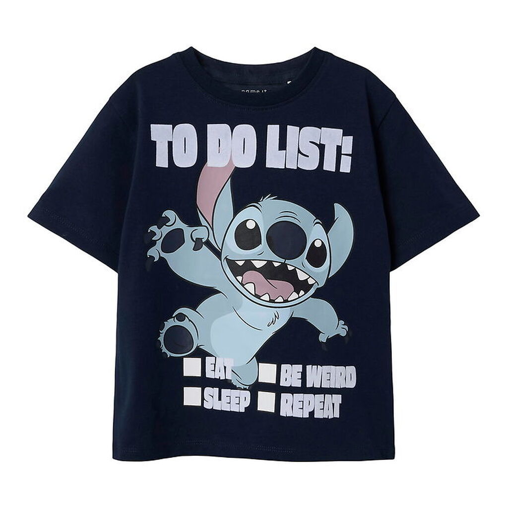 Name It T-shirt - NmmJudd - Stitch - Navy Blazer
