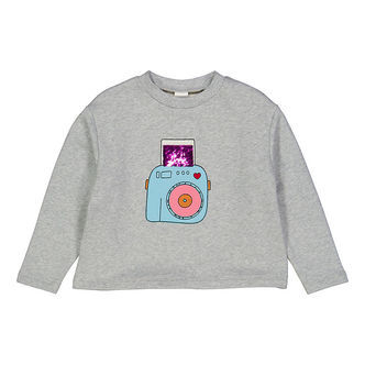 Freds World Sweatshirt - Hello Snap - Gråmeleret