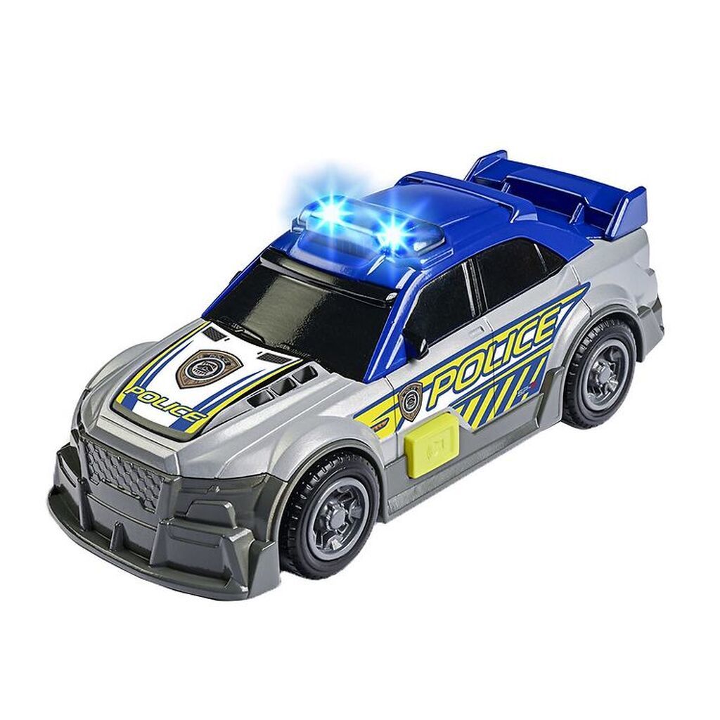 Dickie Toys Bil - Police Car - Lys/Lyd