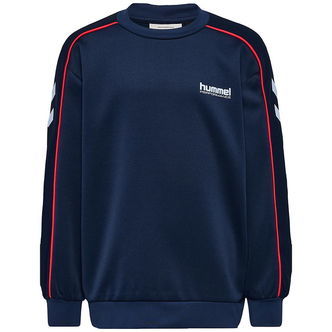 Hummel Bluse - hmlJR Performance - Interlock Crewneck - Blå