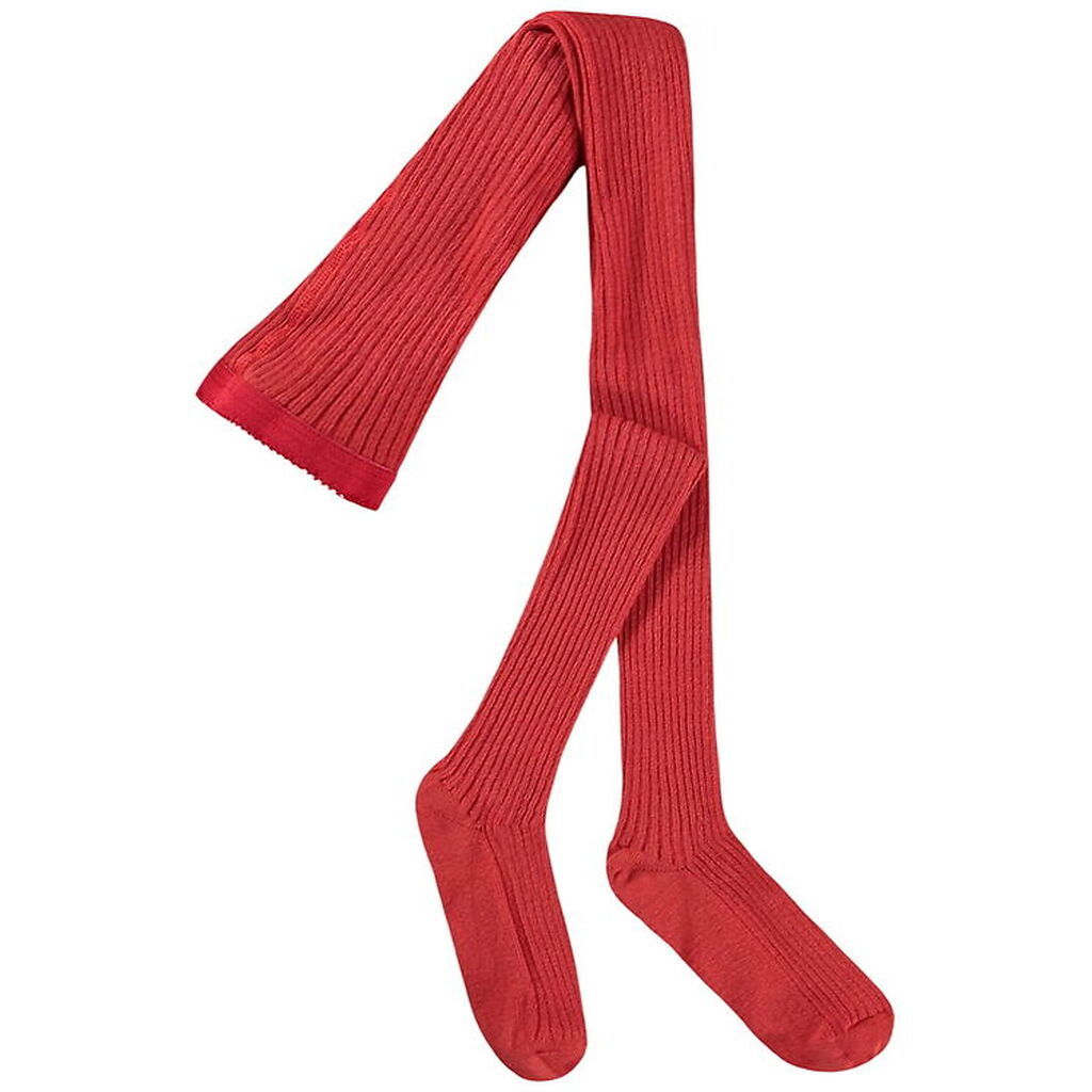 Molo Strømpebukser - Rib - Ruby Red