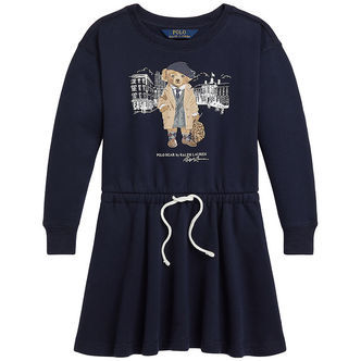 Polo Ralph Lauren Sweatkjole - Refined Navy m. Bamse