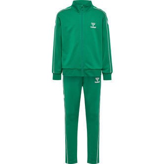 Hummel Træningssæt - hmlTrack - Pepper Green m. Logo