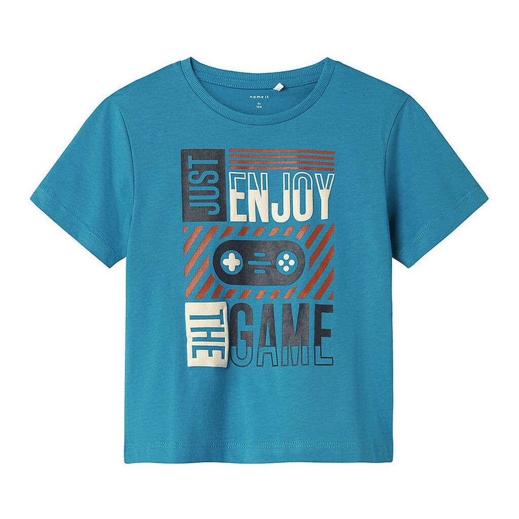 Name It T-shirt - NmmBennibo - Fjord Blue