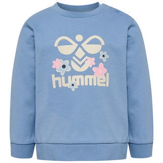 Hummel Sweatshirt - hmlLime - Faded Denim