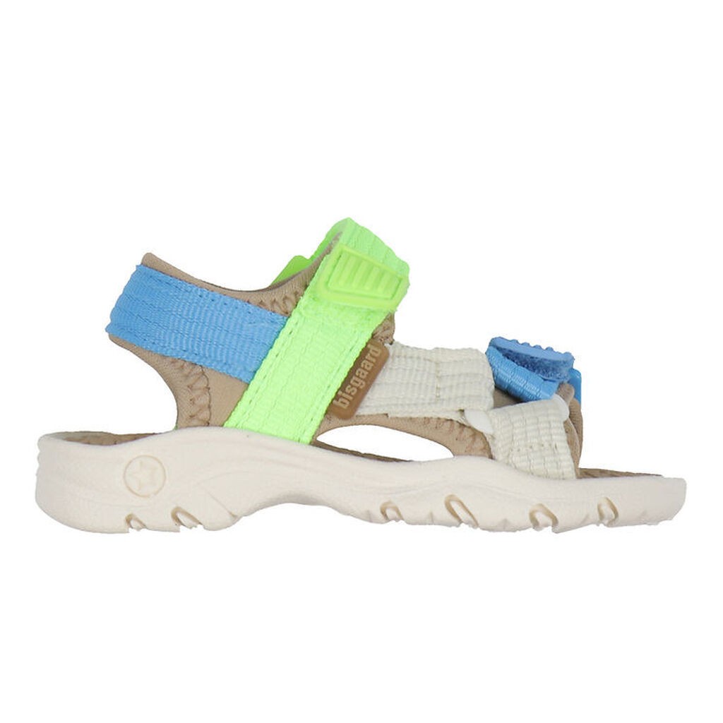 Bisgaard Sandaler - Nico - Bright Blue/Green
