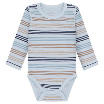 Hust and Claire Body l/æ - Uld/Bambus Viskose - Baloo - Baby Blu