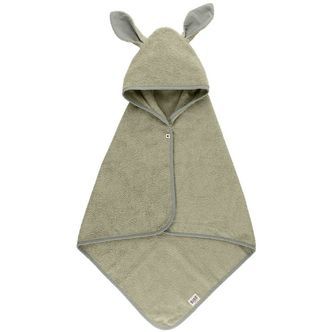 BIBS Babyhåndklæde - 68x66 cm - Kangaroo - Sage