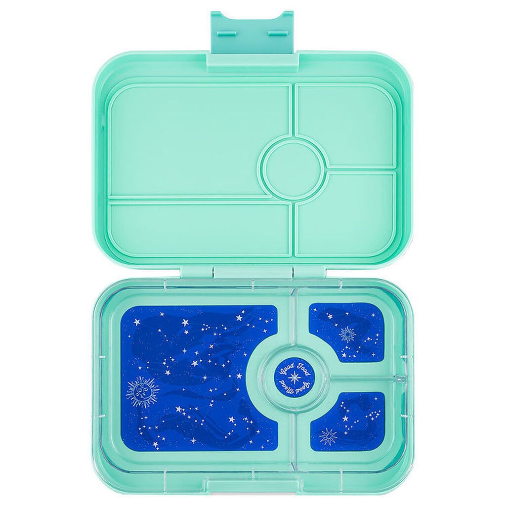 Yumbox Madkasse m. 4 Rum - Bento Tapas - Bali Aqua/Zodiac