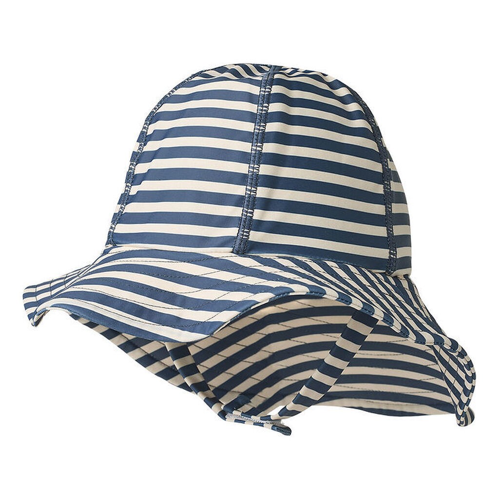 Wheat Badehat - UV40+ - Bora - Blue Stripe