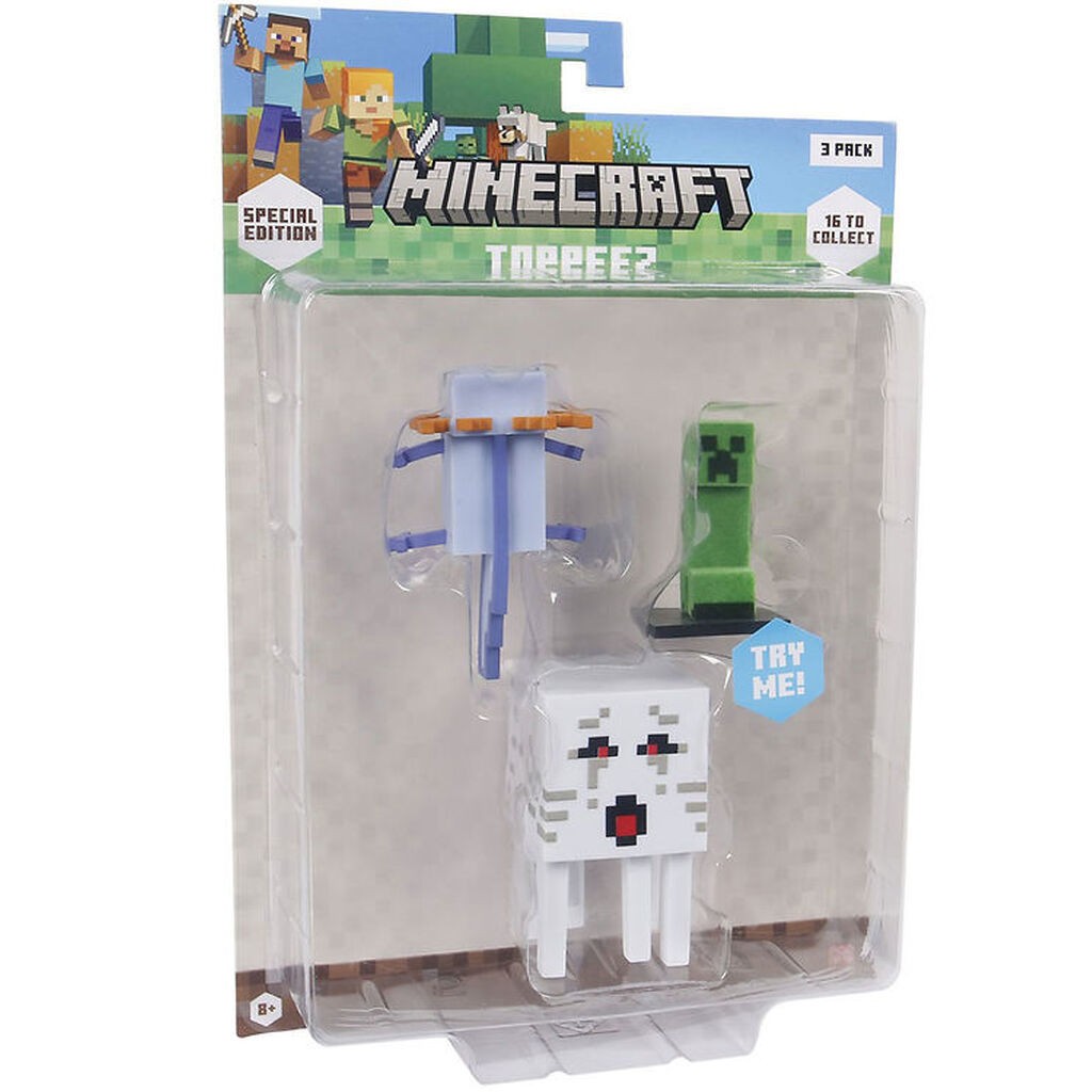 Minecraft Legetøjsfigurer - 3D Special Edition - 3-pak