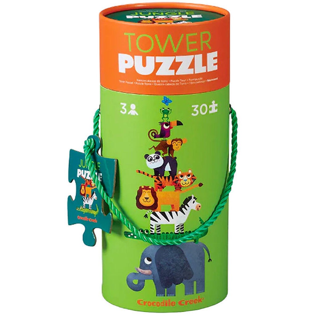 Crocodile Creek Puslespil - 30 Brikker - Jungle